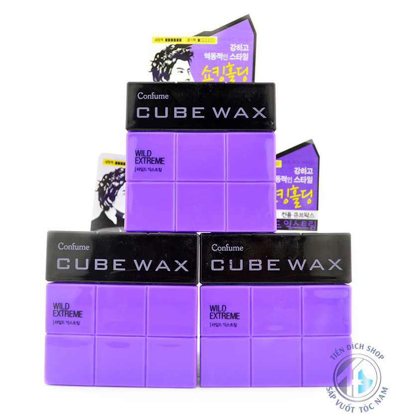 Sáp vuốt tóc cao cấp Cube Wax Wild Extreme