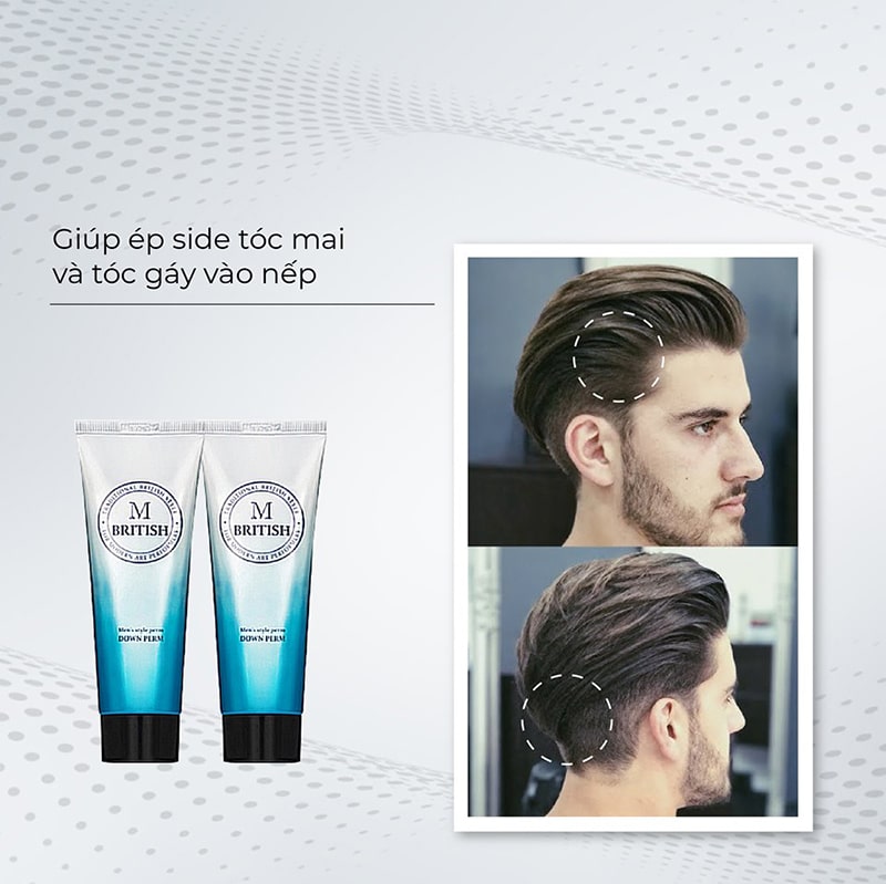 Cách ép side tóc nam đơn giản giữ nếp tóc
