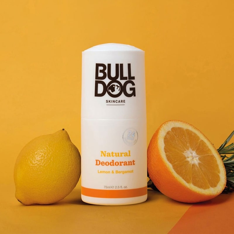 Bulldog skincare Lemon Bergamot Natural Deodorant min