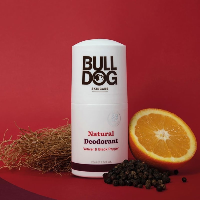 Bulldog Skincare Vetiver & Black Pepper Natural Deodorant