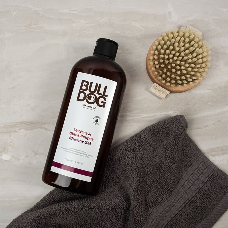 Bulldog Skincare Vetiver & Black Pepper Shower Gel