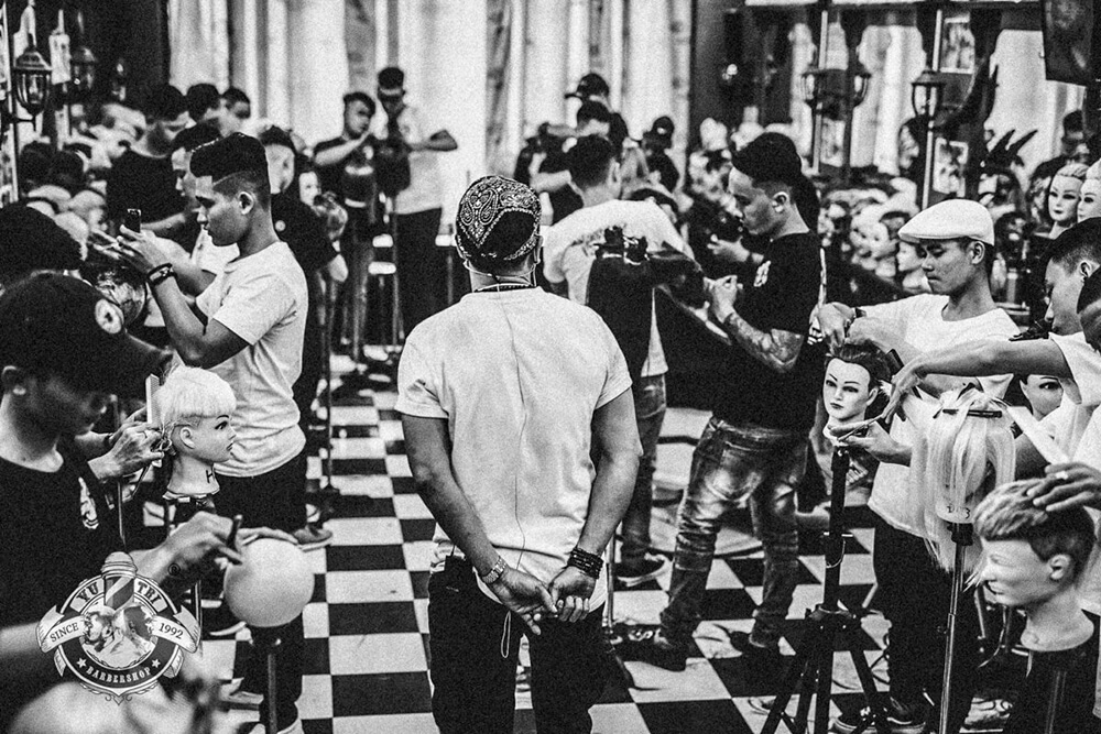 Dạy cắt tóc barber Sài Gòn