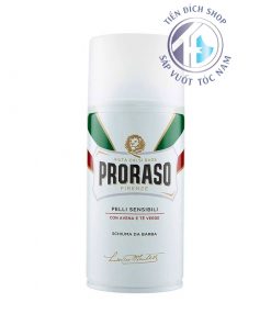 Bọt cạo râu Proraso Sensitive Shaving Foam (Màu Trắng)