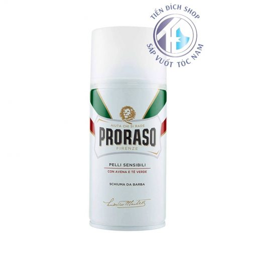 Bọt cạo râu Proraso Sensitive Shaving Foam (Màu Trắng)