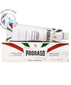 Kem cạo râu Proraso Sensitive Shaving Cream (màu trắng)