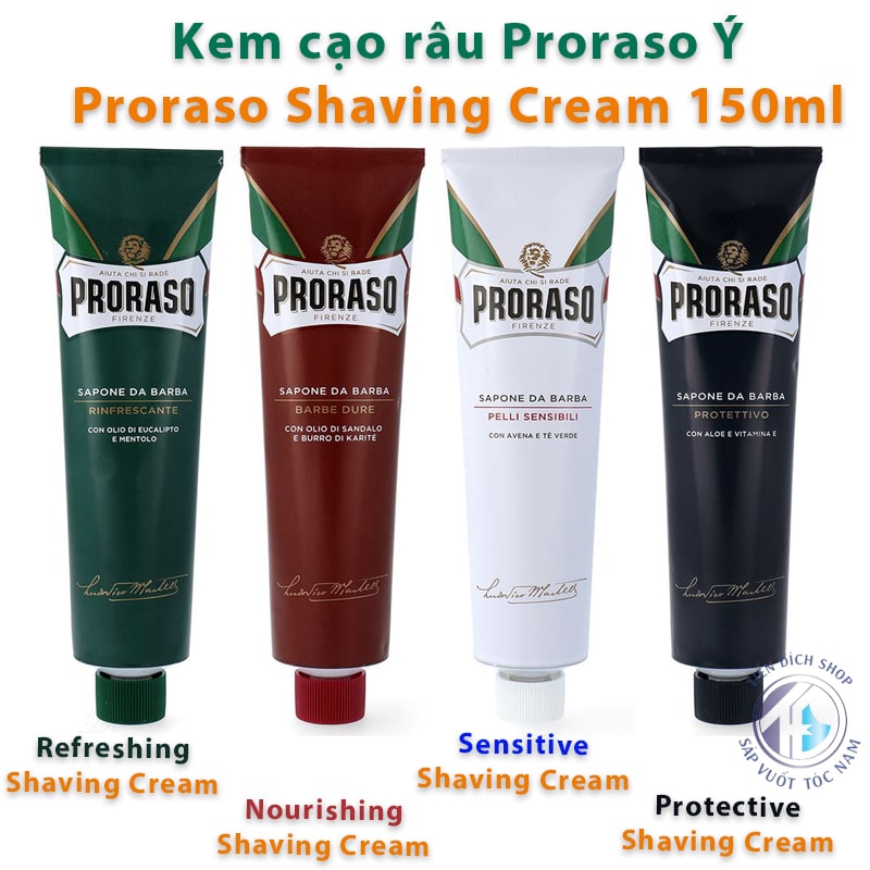 Kem cạo râu Proraso Shaving Cream Tube 150ml