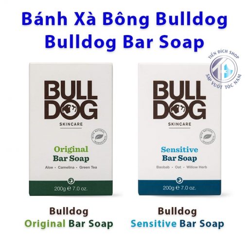 bánh xà bông tắm cho nam Bulldog Bar Soap 200gr