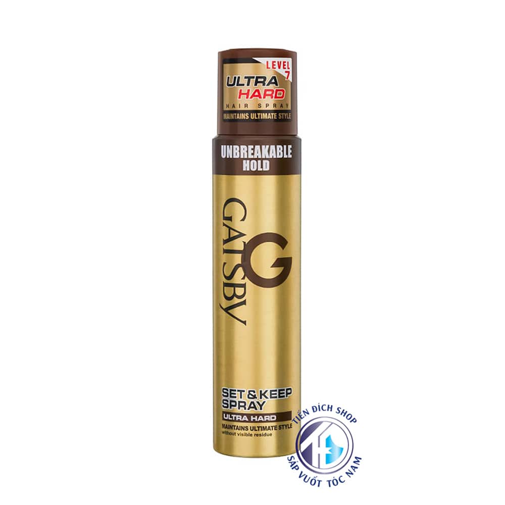 Gôm Gatsby Hair Spray Ultra Hard 250ml (Level 7) chính hãng