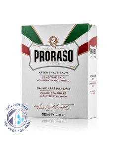 Proraso Aftershave White Balm Green Tea Oat