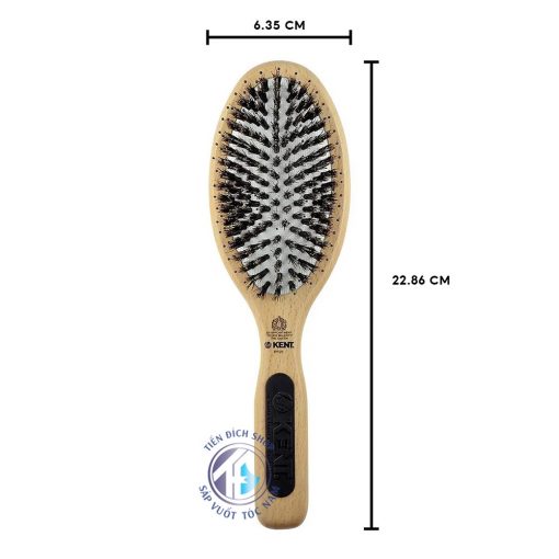 Lược chải tóc Kent Brushes Large Rubber Pad – PF01