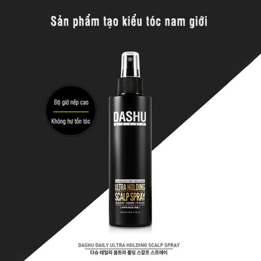 Xịt phồng tóc Dashu Daily Ultra Holding Scalp Spray 100ml