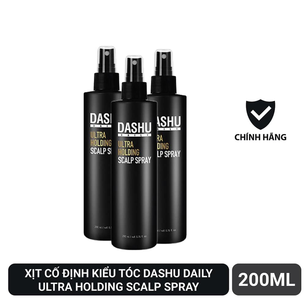 Xịt phồng tóc Dashu Daily Ultra Holding Scalp Spray 100ml hàn quốc