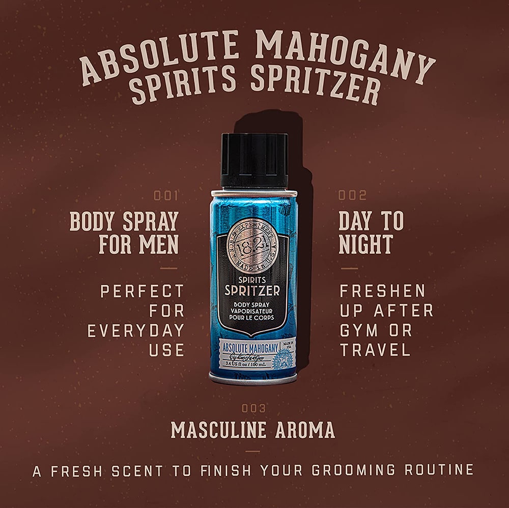 Xịt khử mùi 18.21 Man Made Spirits Spritzer - Absolute Mahogany