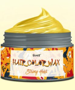 BUNEE Color Hair Mud Styling Matte Hair Wax VÀNG