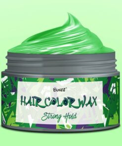 BUNEE Color Hair Mud Styling Matte Hair Wax xanh lá